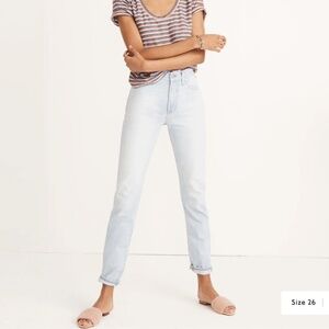 Madewell The Perfect Vintage Jean in Fitzgerald Wash - Size 25